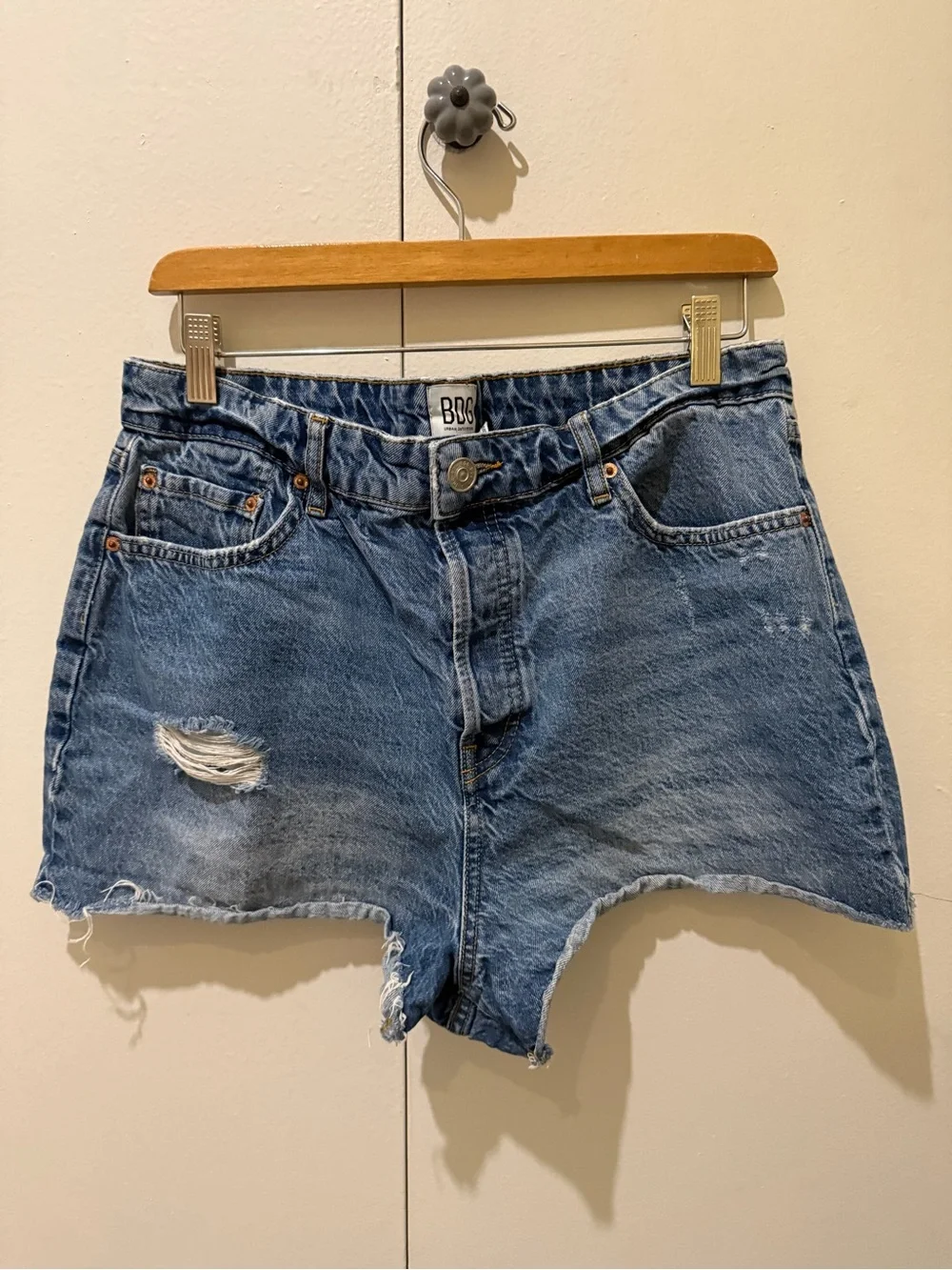 BDG Women's Distressed Denim Shorts